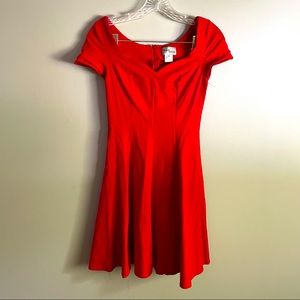 Unique Vintage red dress